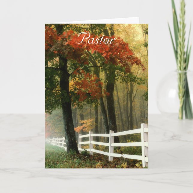 Pastor Karte (Vorderseite)