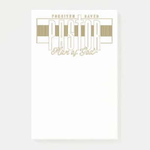 Pastor Man of God Post-it Notes Klebezettel