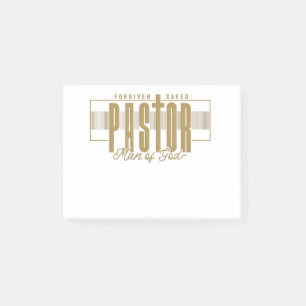 Pastor Man of God Post-it Notes Klebezettel