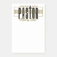 Pastor Man of God Post-it Notes