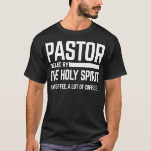 Pastor mit Heiligengeist und Kaffeekirchepas T-Shirt