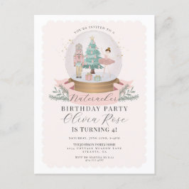 Pastor Pink Weihnachtsnachtsnachtsfeier Postkarte