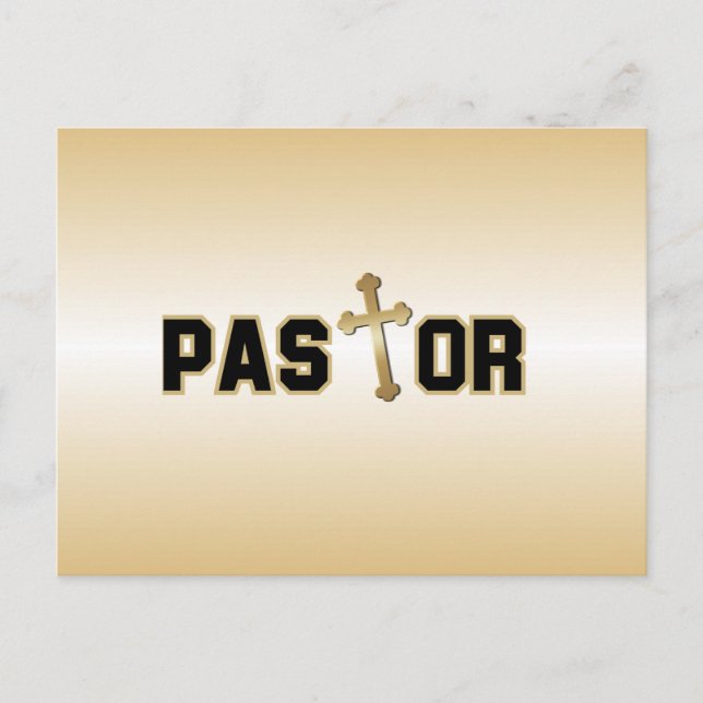 Pastor Postkarte (Vorderseite)