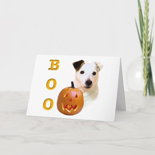 Pastor-Russell Terrier Boo Karte (Vorderseite)