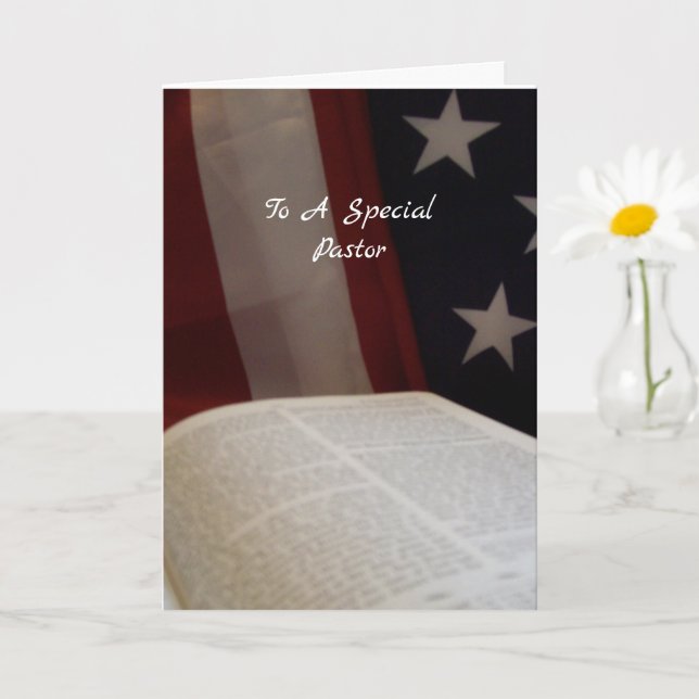 PASTOR Vielen Dank - BF Card Karte (Kleine Pflanze)