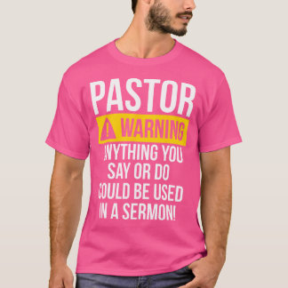 Pastor Wertschätzung Bester Priester Christlich Je T-Shirt