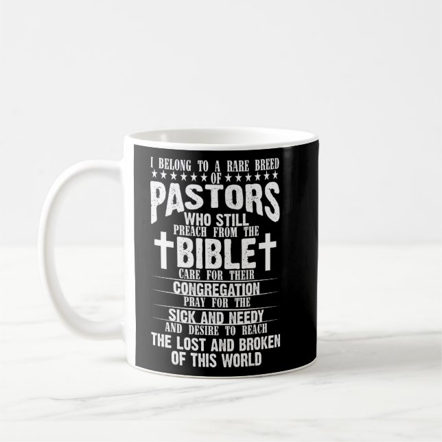 Pastor Wertschätzung Christlich Preacher Männer Fr Kaffeetasse (Links)