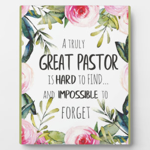 Pastor Wertschätzung Geschenk Pastor Danke Zitat Fotoplatte