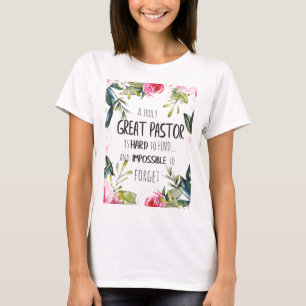 Pastor Wertschätzung Geschenk Pastor Danke Zitat T-Shirt