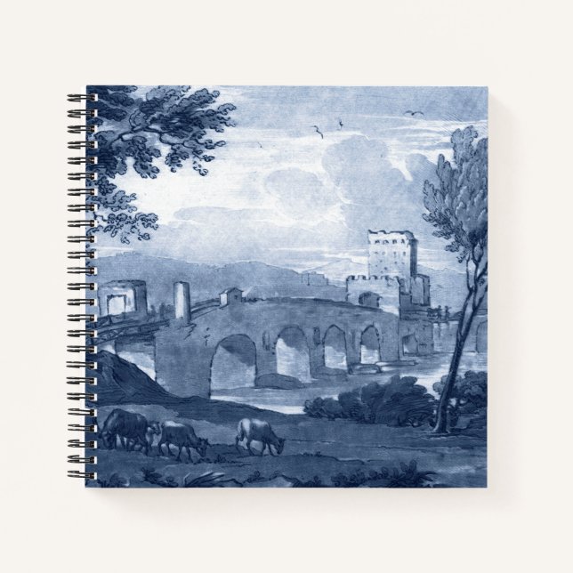 Pastoral Toile - Brücke Notizbuch (Vorderseite)