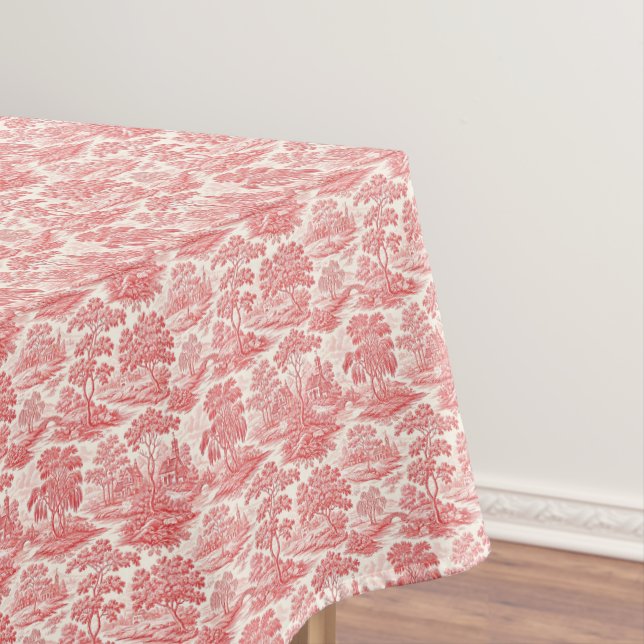 Pastoral Toile Tischdecke (Beispiel)
