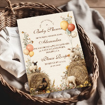 Pastorale Landschaft Barn Babydusche