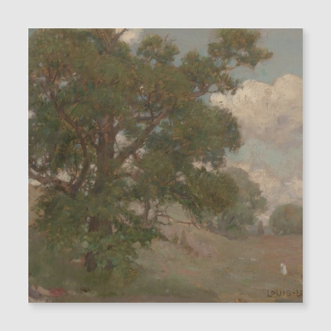 Pastorale Landschaft Louis Loeb (amerikanisch, 186 Magnetkarte (Vorderseite)