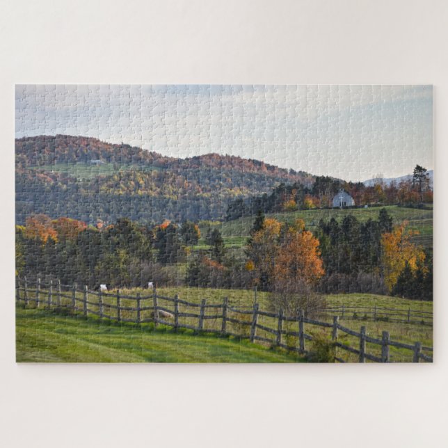 Pastorale Vermont im Herbst (Horizontal)
