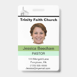 Pastorin Personalausweis mit individuellem Design Ausweis