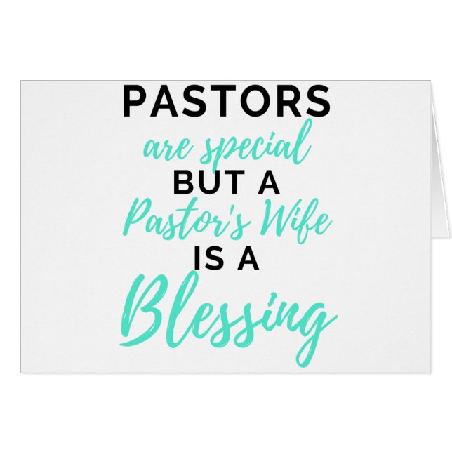 Pastors Are Special But A Pastor’s Wife bl (Vorderseite (Horizontal))
