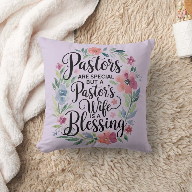 ✝️ Pastors Ehefrau Wertschätzung Geschenk Segnung  Kissen (Decke)