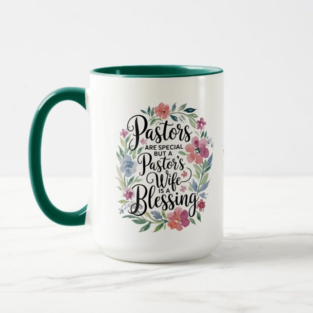 ✝️ Pastors Ehefrau Wertschätzung Geschenk Segnung  Tasse (Links)