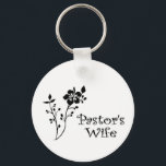 Pastors Wife Elegance Schlüsselanhänger<br><div class="desc">Simple black elegance on these gifts for Pastor's Wife.  Nice appreciation gifts,  birthday,  Christmas,  friendship,  and just because.</div>