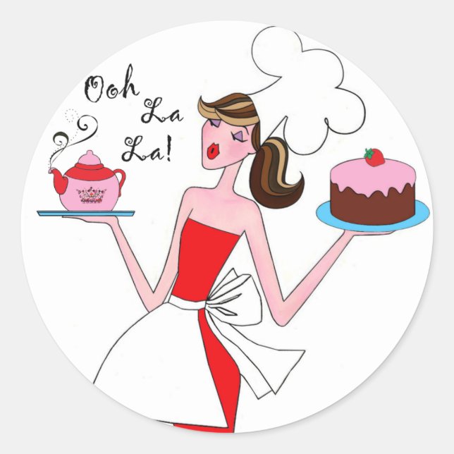 Pastry Diva Stickers (Vorderseite)