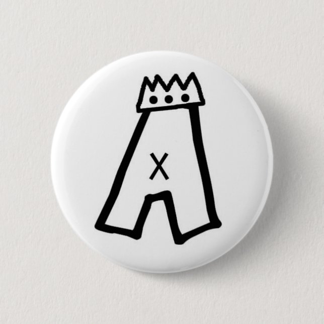 Pat Aldrich Ein-Krone Button (Vorderseite)