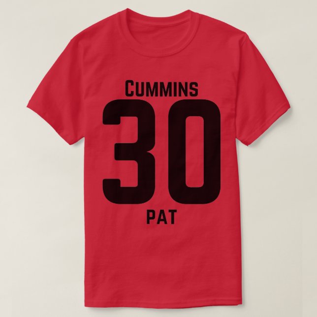 Pat Cummins 30 Australian Cricket T-Shirt (Design vorne)