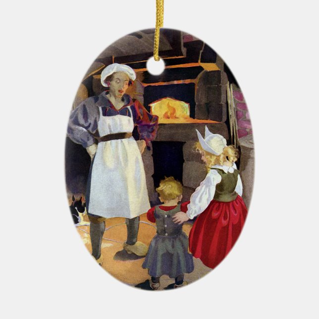 Pat-EIN-Kuchen Bäcker-und KinderKinderzimmer-Reim Keramikornament (Vorne)