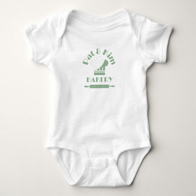 Pat & Kim Bakery Baby Strampler (Vorderseite)