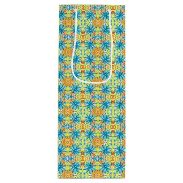Pat Mosaic Gift Bag Geschenktüte Für Weinflaschen (Vorderseite)