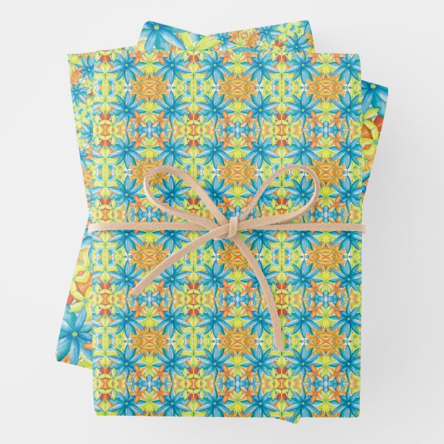 Pat Mosaic Gift Wrapping Sheet Set Geschenkpapier Set (Beispiel)