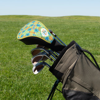Pat Mosaic Golf Club Cover Golf Headcover