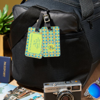 Pat Mosaic Luggage Tag Gepäckanhänger