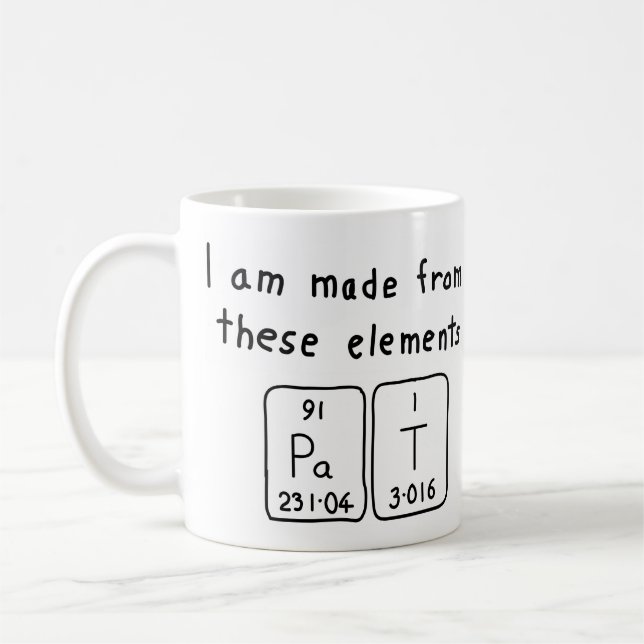 Pat Periodenname Tasse (Links)