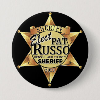 Pat Russo für Sheriff-Knopf Button
