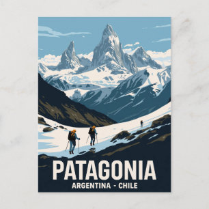 Patagonia Bergabenteuer Postkarte