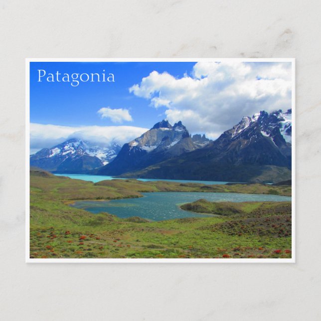 Patagonia lago postkarte (Vorderseite)
