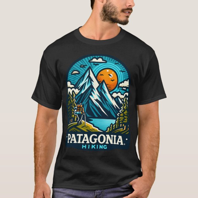 Patagonien entdecken Wandern im Süden T-Shirt (Vorderseite)