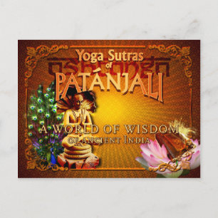 PATANJALI - Yoga Sutras Postkarte