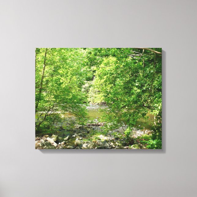 Patapsco River View Maryland Nature Fotografy Leinwanddruck (Vorderseite)