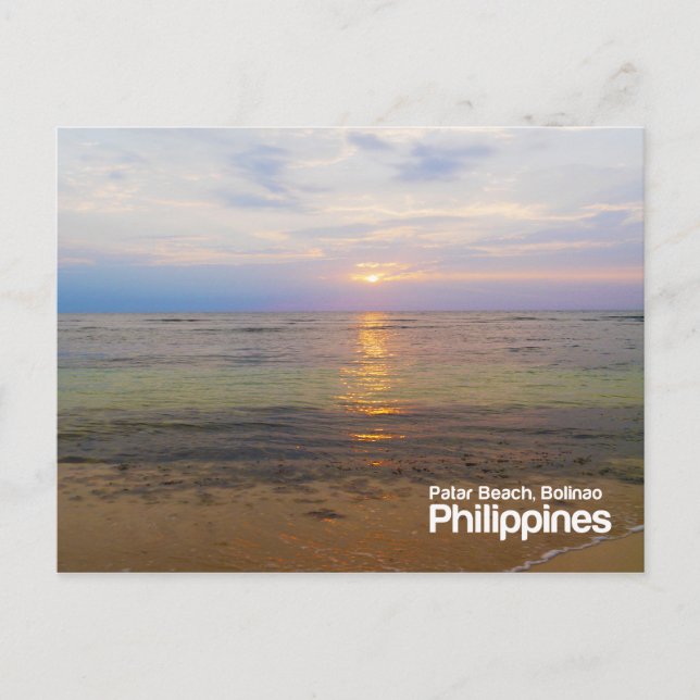 Patar Beach Pangasinan Philippinen Postcard Postkarte (Vorderseite)