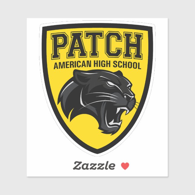 PATCH American High School Aufkleber (Blatt)