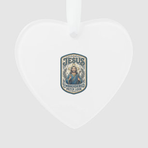 Patch brodé Jésus Regardez Patch brodé Jésus