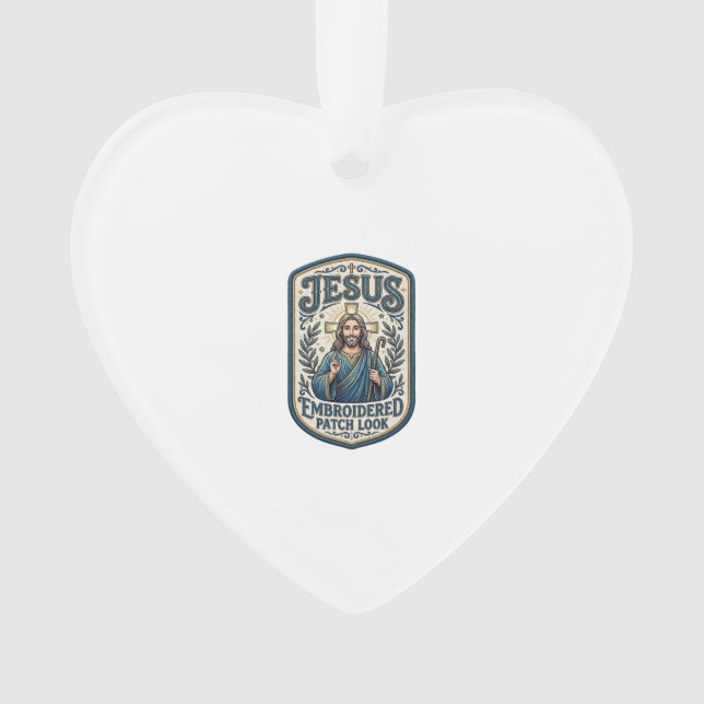 Patch brodé Jésus Regardez Patch brodé Jésus (devant)