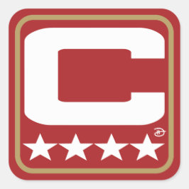 Patch Champion - Sticker rouge SF
