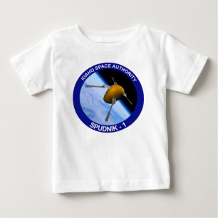 Patch für die Satellitenmission von Idaho Spudnik Baby T-shirt