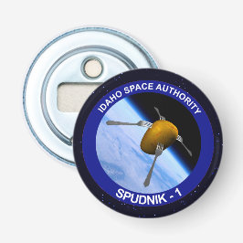 Patch für die Satellitenmission von Idaho Spudnik Flaschenöffner