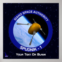 Patch für die Satellitenmission von Idaho Spudnik