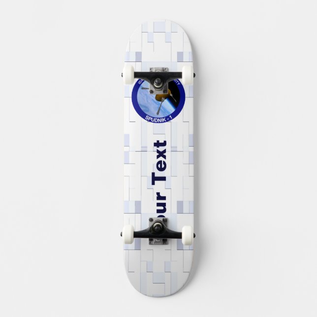 Patch für die Satellitenmission von Idaho Spudnik Skateboard (Vorderseite)