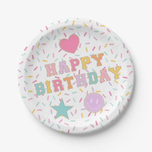 Patch Preppy Letter Birthday Paper-Teller Pappteller