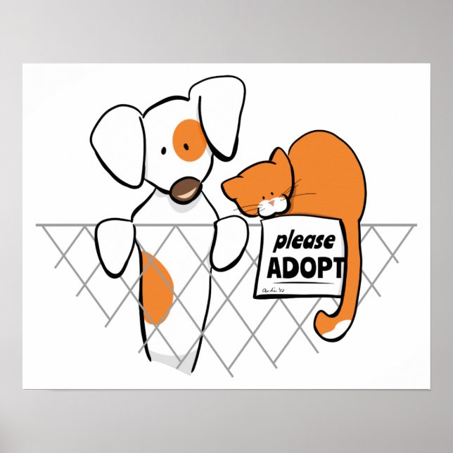 Patch & Rusty™ für adoptiert Haustiere Poster (Vorne)